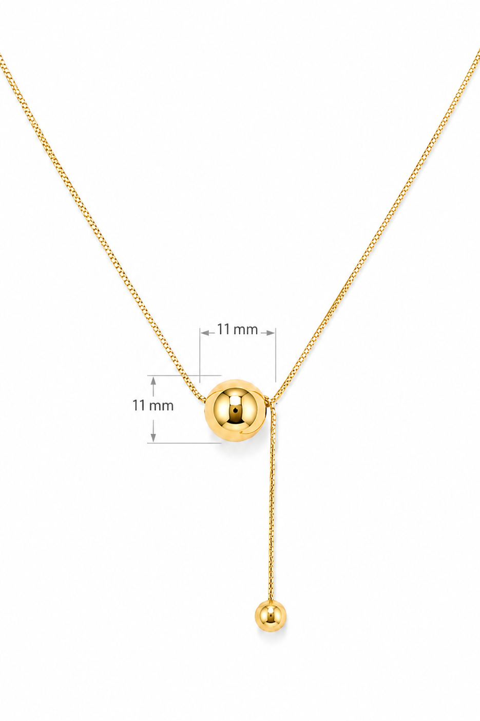 Stainless Steel Ball Pendant