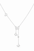 Butterfly hanging necklace