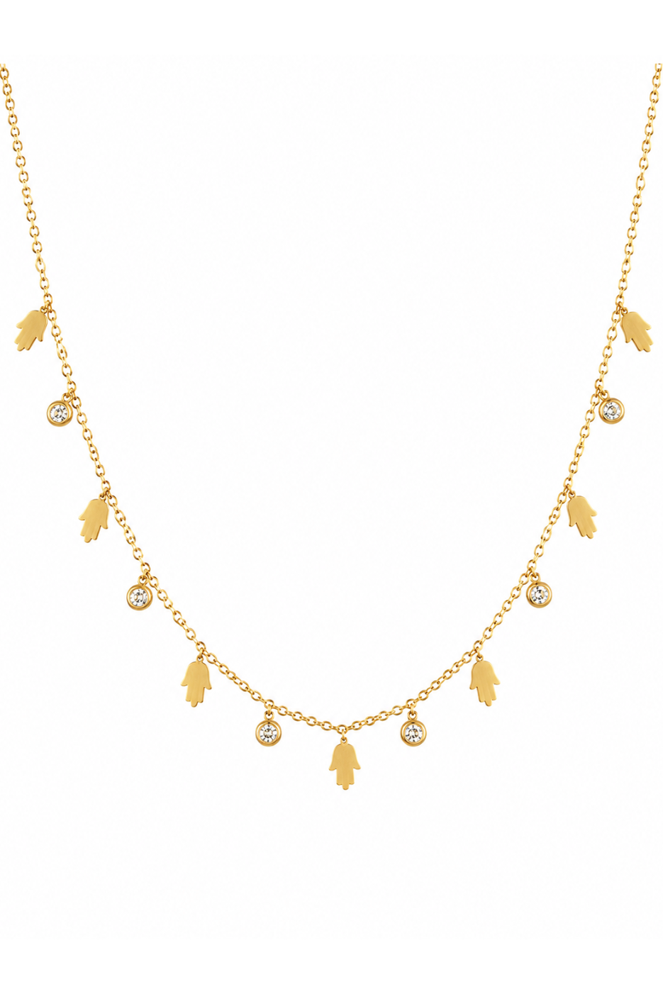 Steel Tikli Necklace