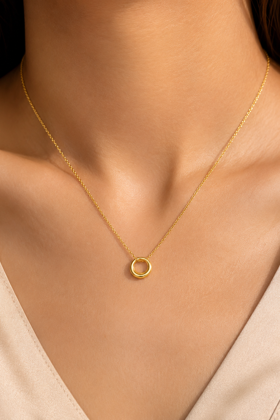 Circle Steel Pendant