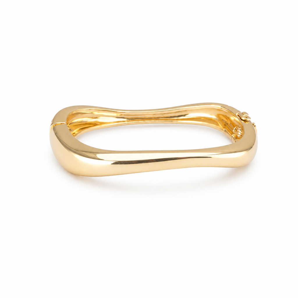 Stainless Steel Wavy Kada