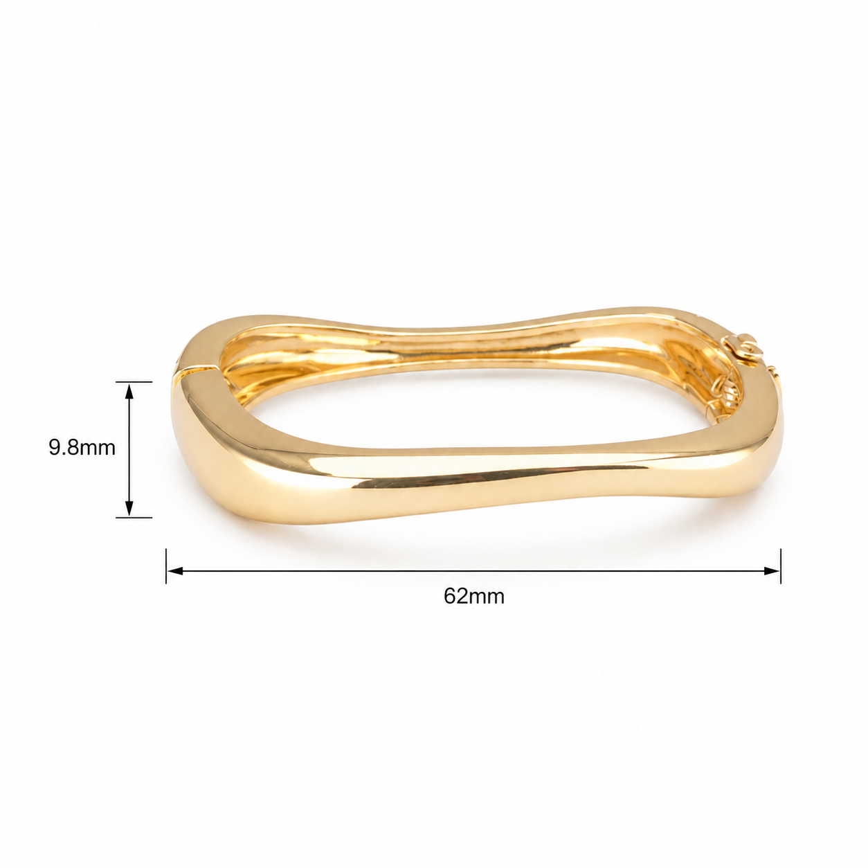 Stainless Steel Wavy Kada