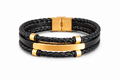 Black Leather Bracelet
