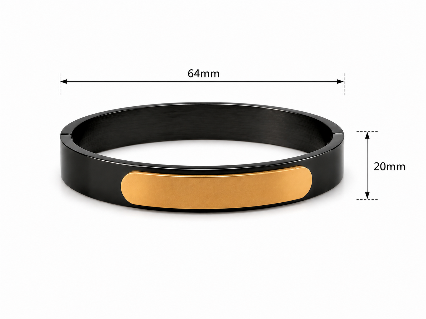 Steel Bracelet with Engraving