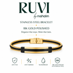 Steel & Synthetic Bracelet
