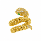 Ava Serpent Coil Ring