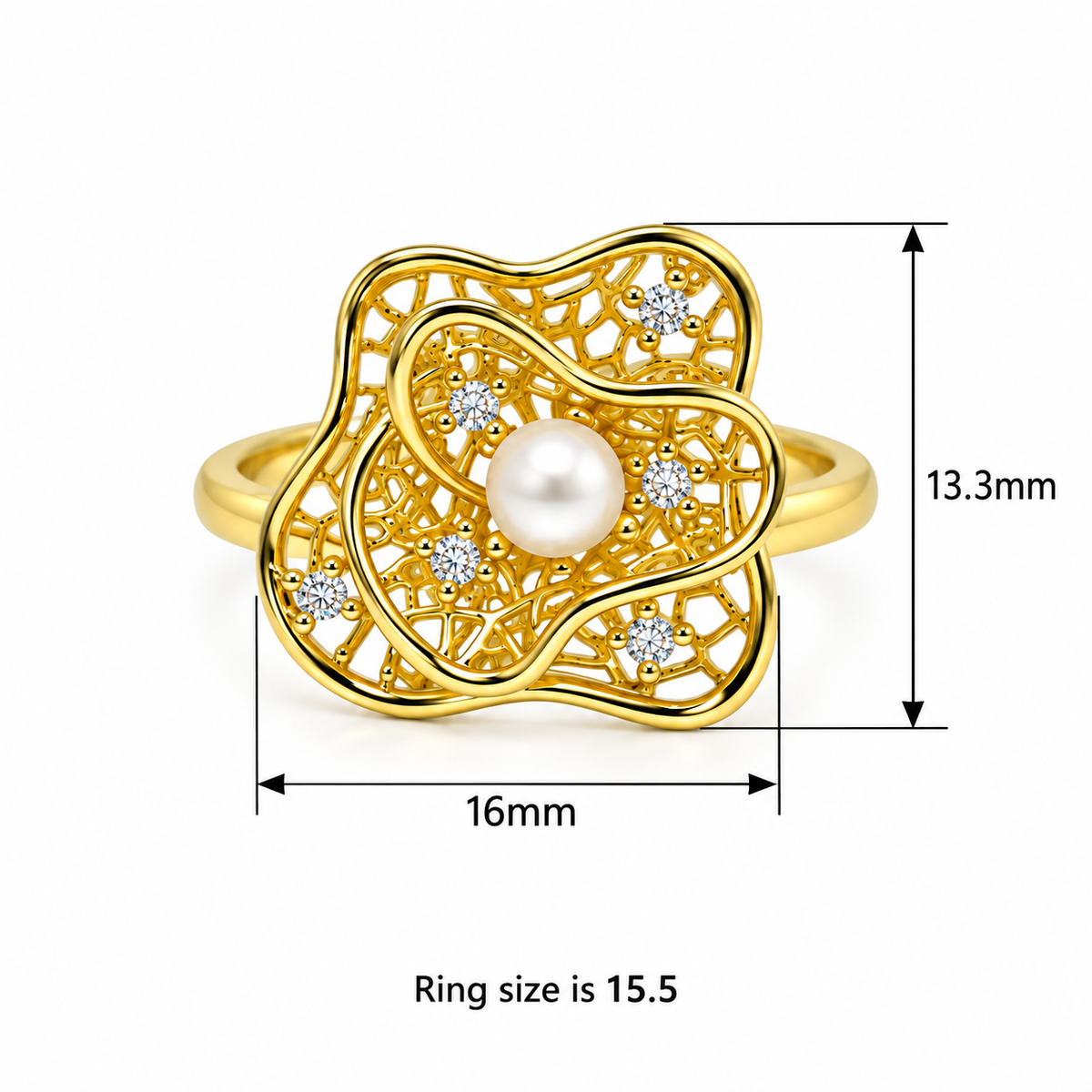 Amelia Flower Ring
