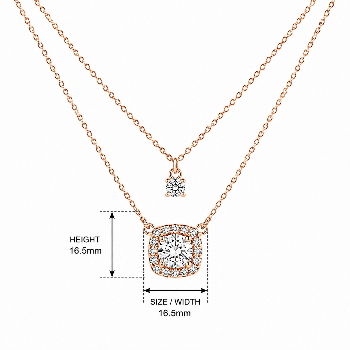 Hallie Dual Layer Necklace
