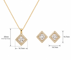 Lucy Halo Diamond Set