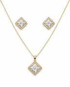 Lucy Halo Diamond Set