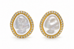 Ornate MOP Stud