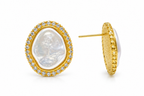 Ornate MOP Stud