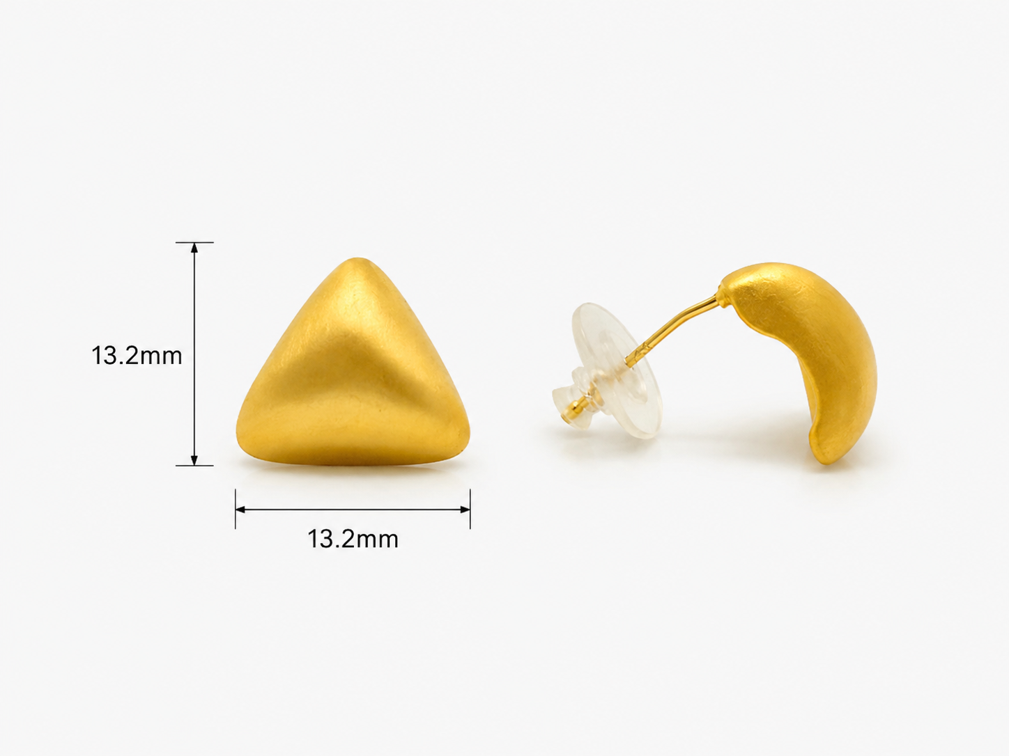 Tia Triangle Stud
