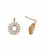 Ariel Halo CZ Earring