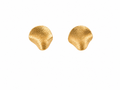 Gold Plated Wave Stud Earring