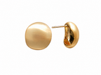 Classic Round Stainless Steel Earrings