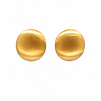 Classic Round Stainless Steel Earrings