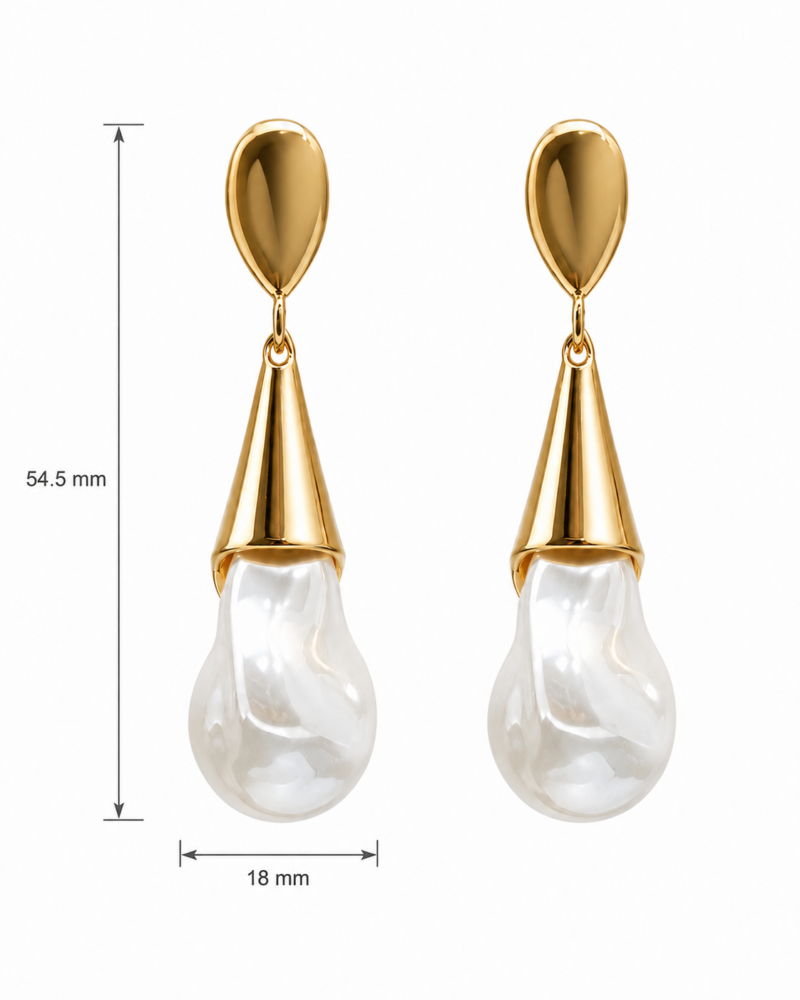Classic Pearl Drop Earrings