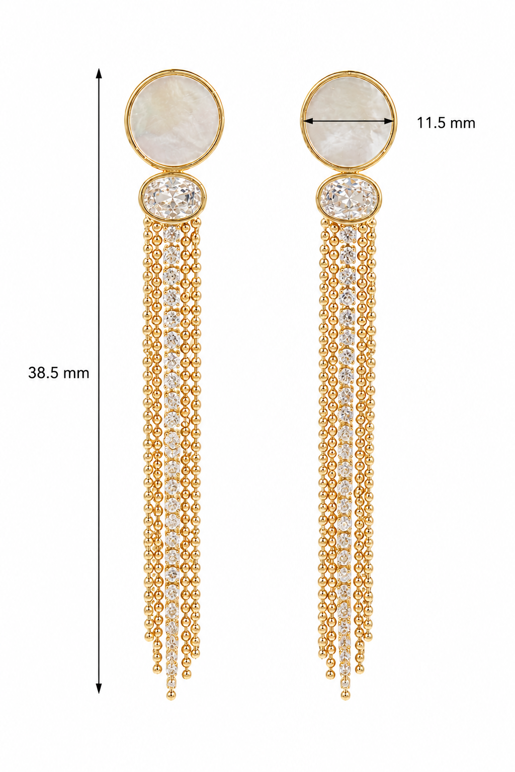 Pearl Stainless Steel Earring