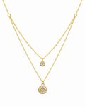 Elegant Double Layer Chain Pendant