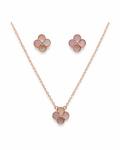 Blush Petal Pendant Set