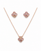 Blush Petal Pendant Set