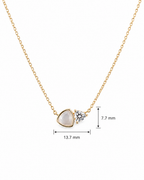 Classic Dual Stone Pendant Chain