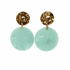 Circle Marble Earring