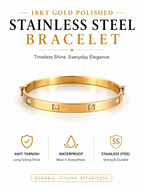 Stainless Steel CZ Bracelet
