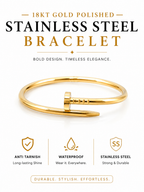 Steel Nail Bracelet