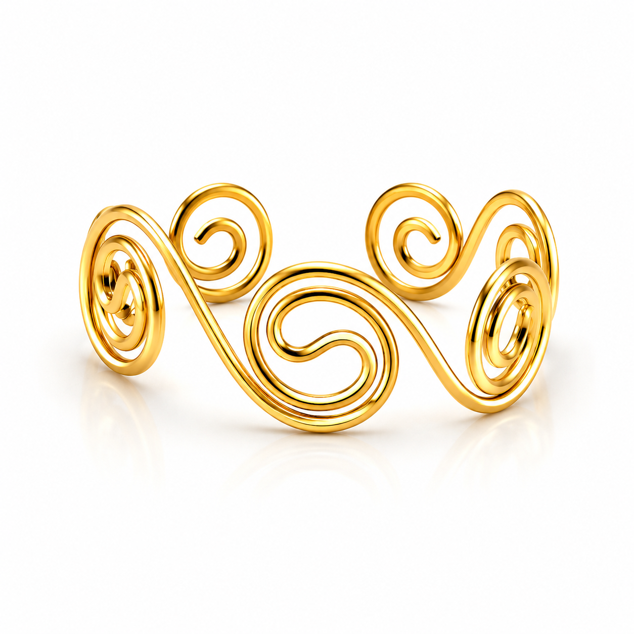 Spiral Party Wear Kada