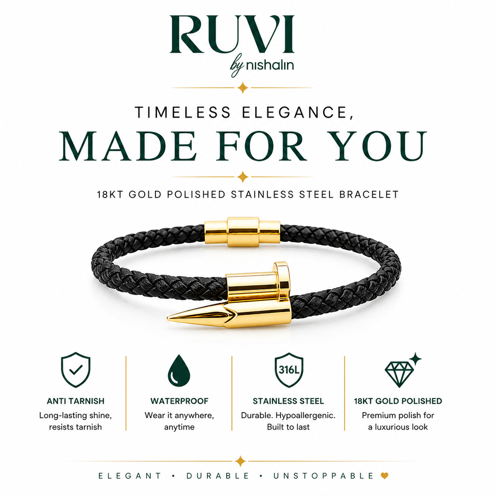 Leather Nail Bracelets