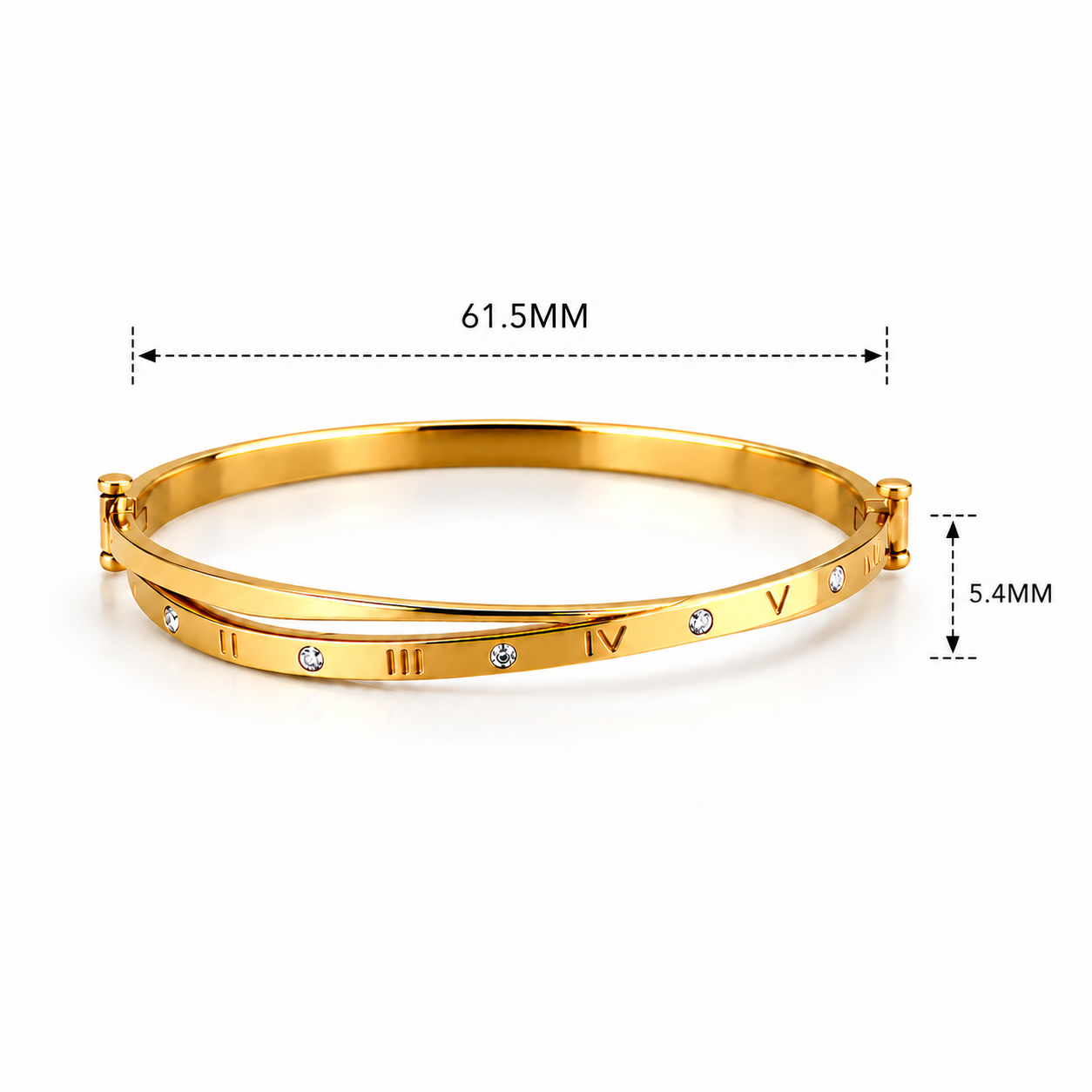Stainless Steel Roman Lux Bracelet