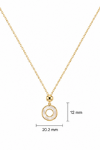 MOP Round Pendant