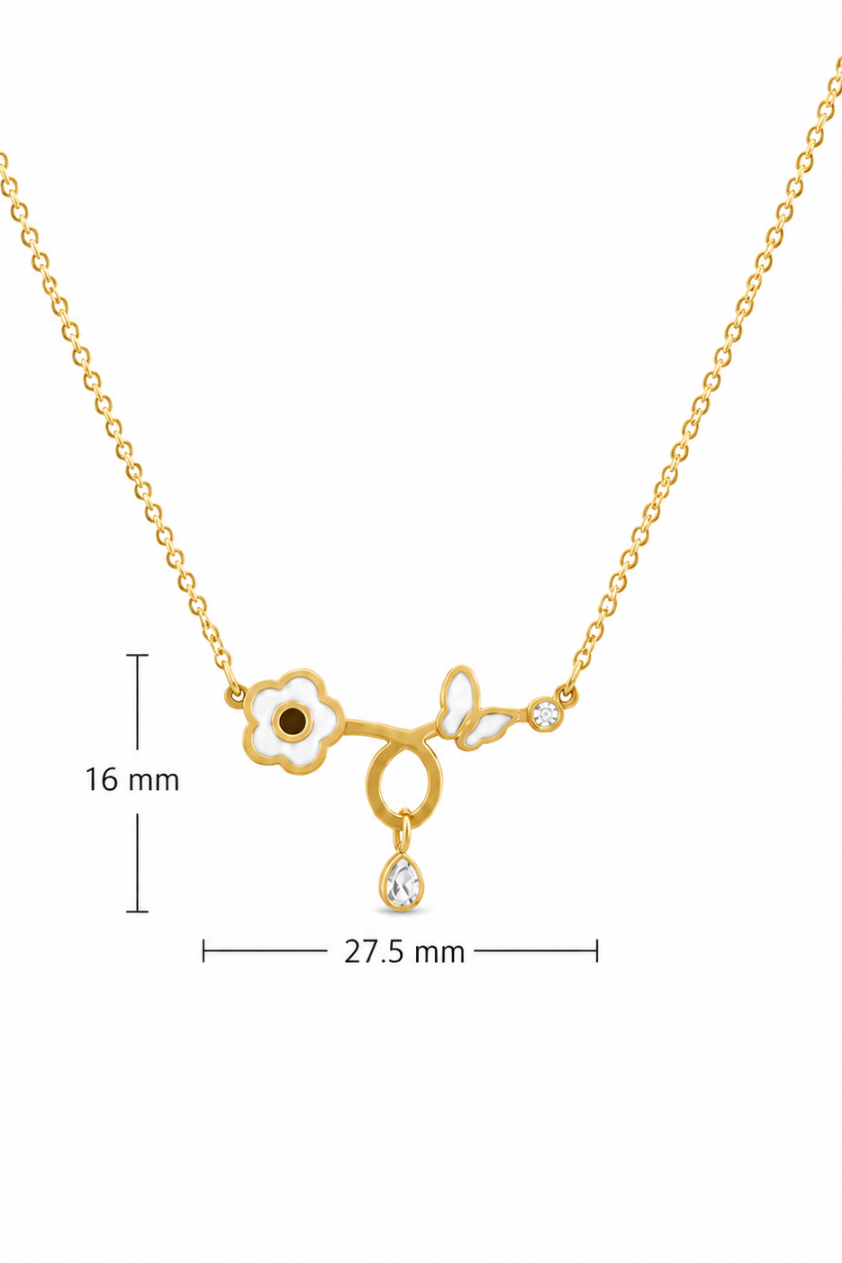 MOP Flower Necklace