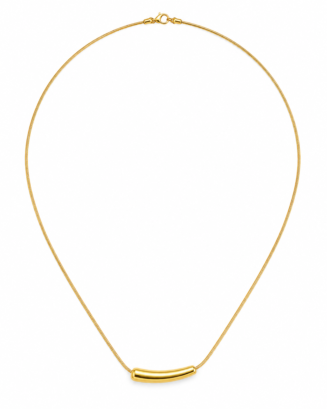 Elegant Steel Chain Necklace
