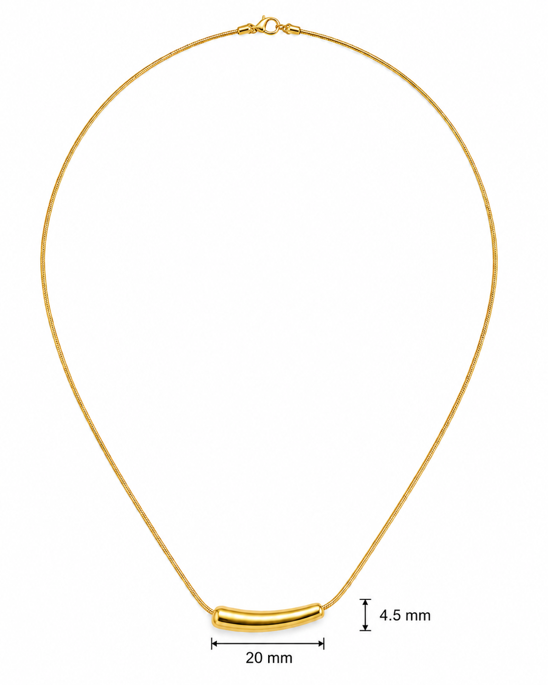 Elegant Steel Chain Necklace