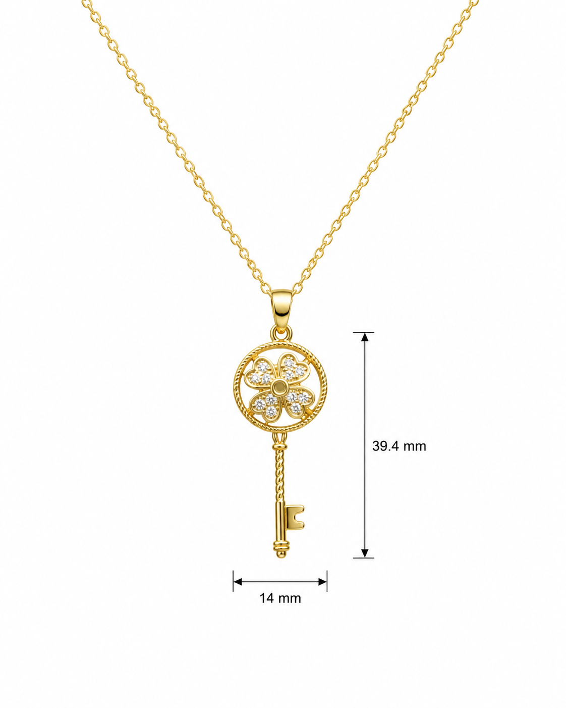 Spinner Key Chain Necklace