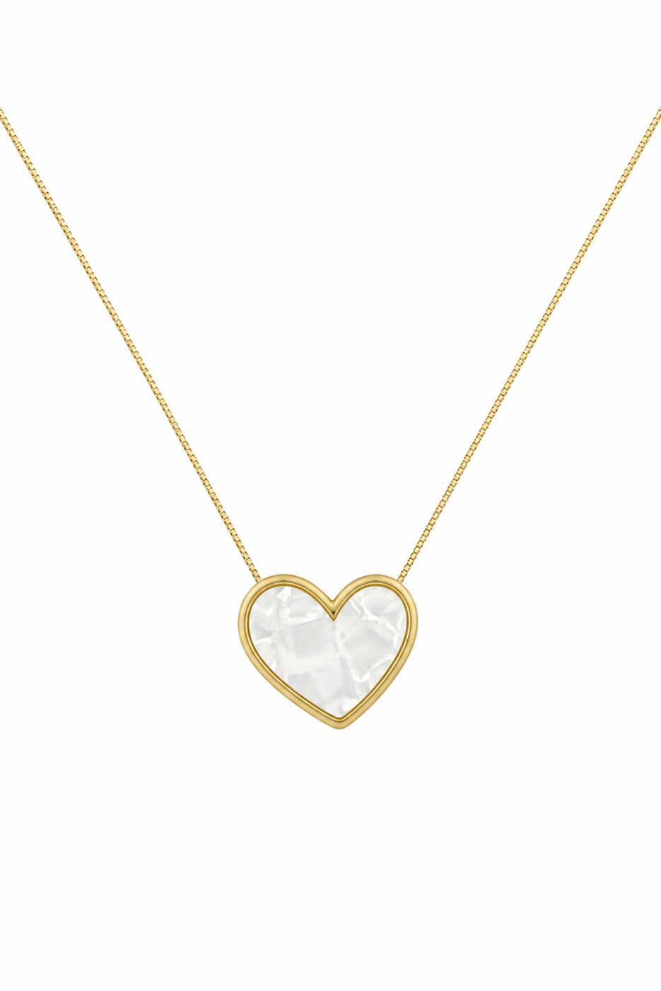 MOP Heart Pendant
