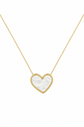 MOP Heart Pendant
