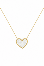 MOP Heart Pendant