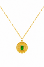 Emerald SS Pendant