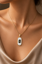 MOP Oval Pendant