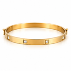 Stainless Steel CZ Bracelet