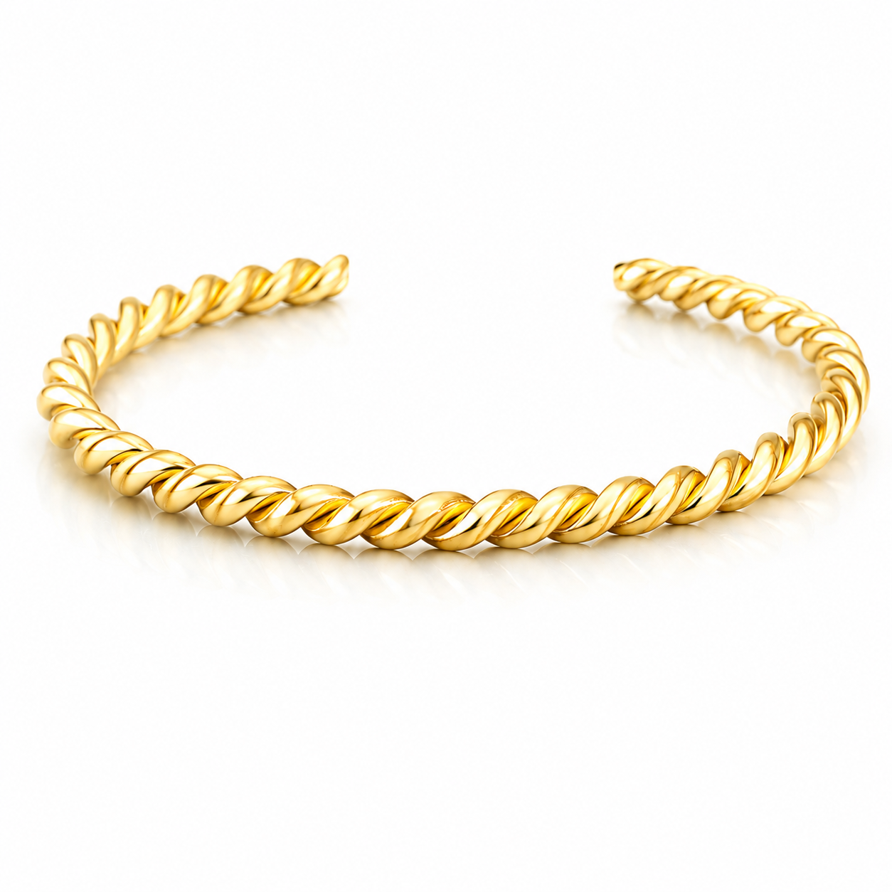 Spiral Openended Kada/Bracelet