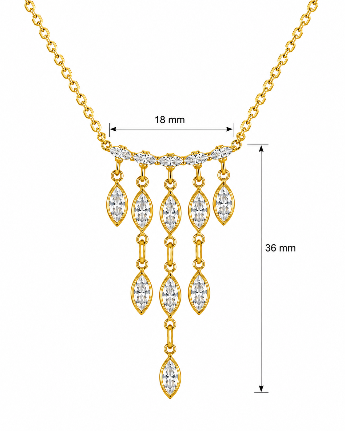 Zoe Marquise Necklace