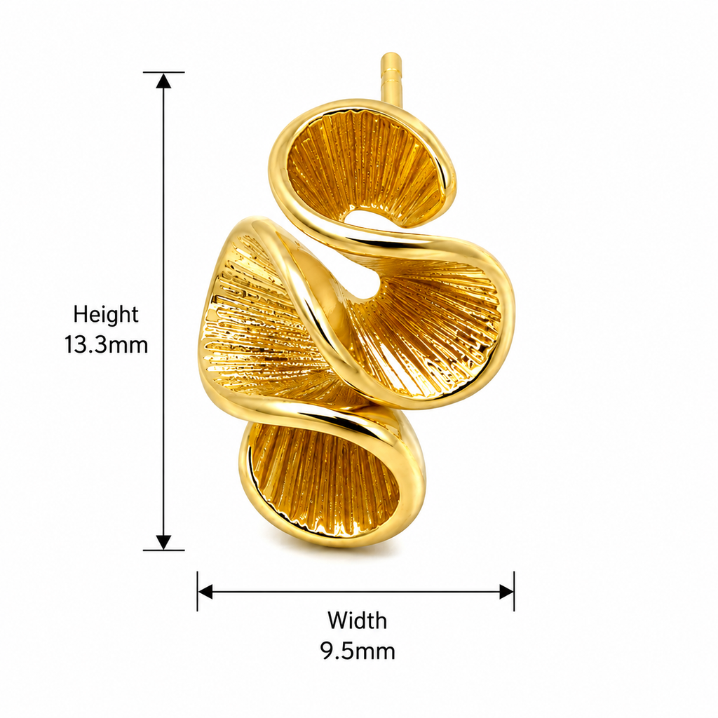 Clara Ribbon Earring
