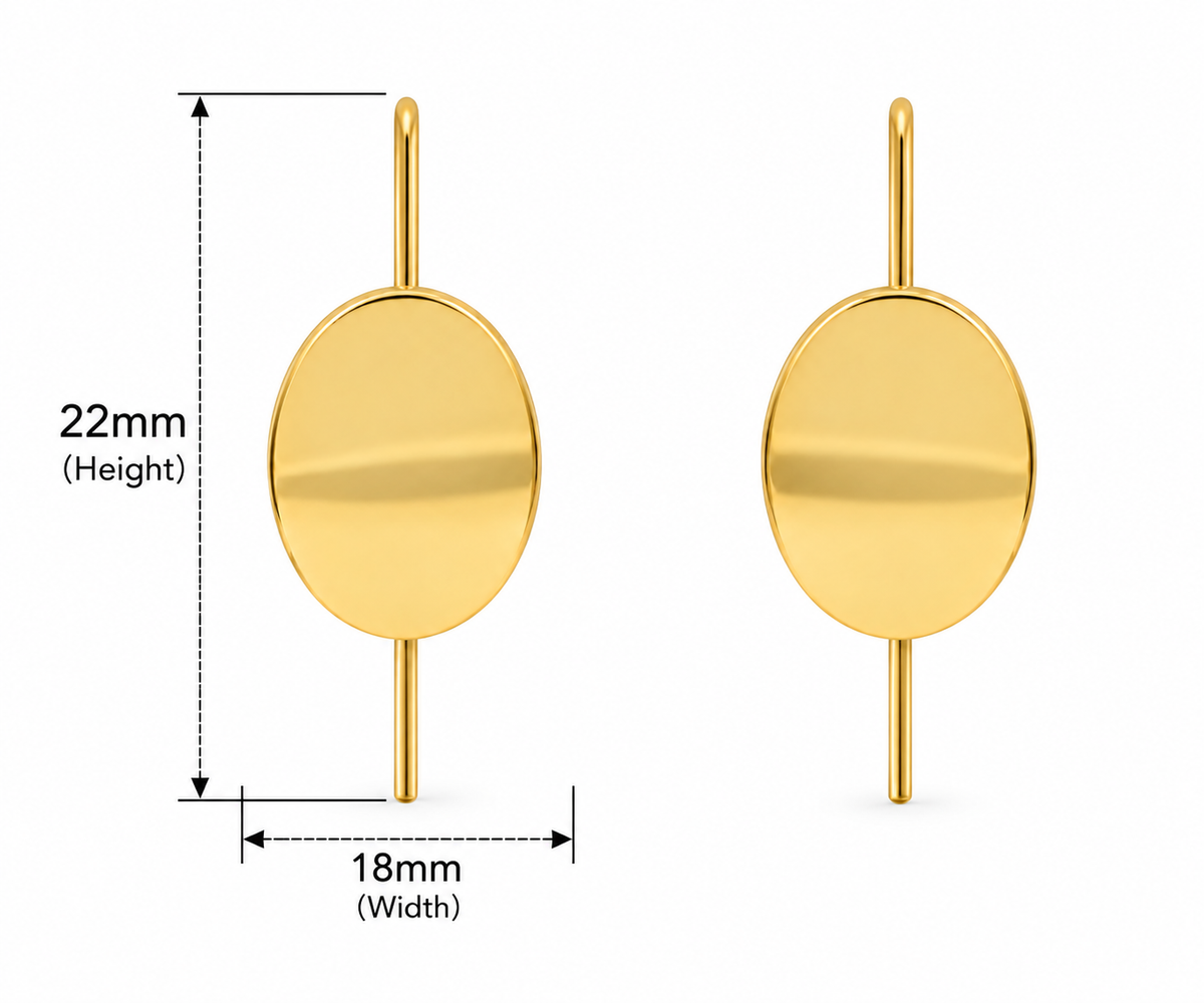 Luca Oval Earring