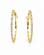 Skylar Baguette Hoop