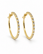 Skylar Baguette Hoop